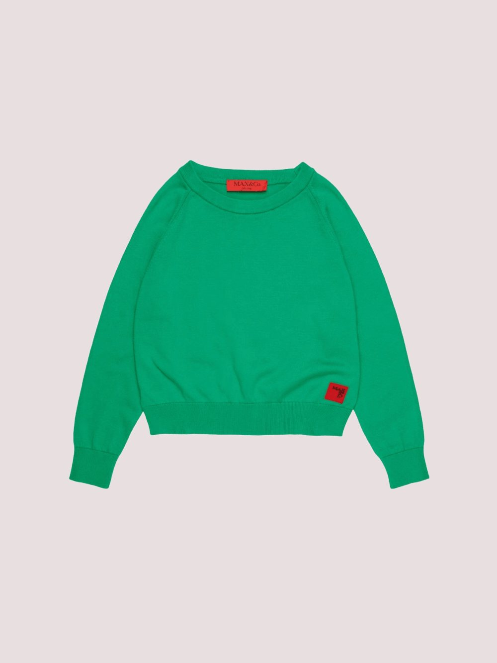 Pullover girocollo con logo MX0295 MX00X /MX506 MAX&CO KID 