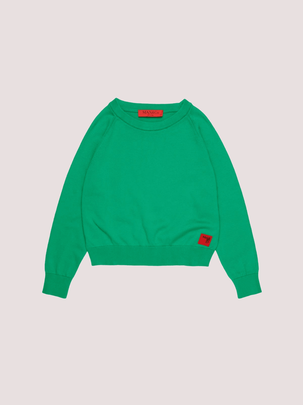 Pullover girocollo con logo MX0295 MX00X /MX506 MAX&CO KID 