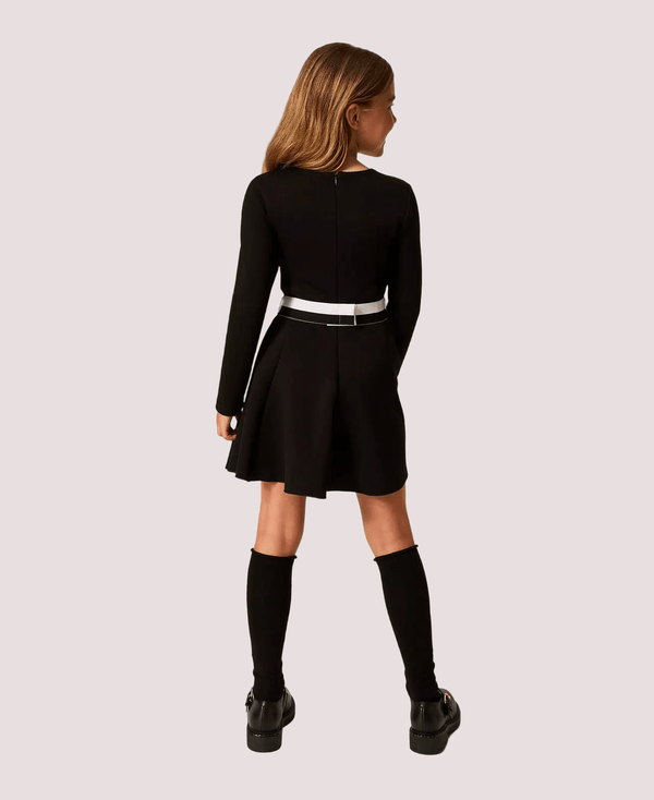 Abito corto in tessuto scuba con cintura 252GJ205B /6 TWINSET 