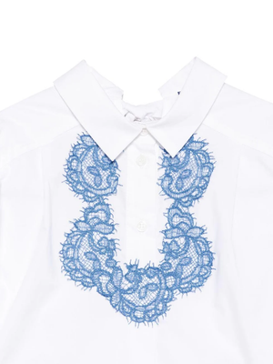 Abito con ricami Z1G901 7116 /9956 ERMANNO SCERVINO KIDS 