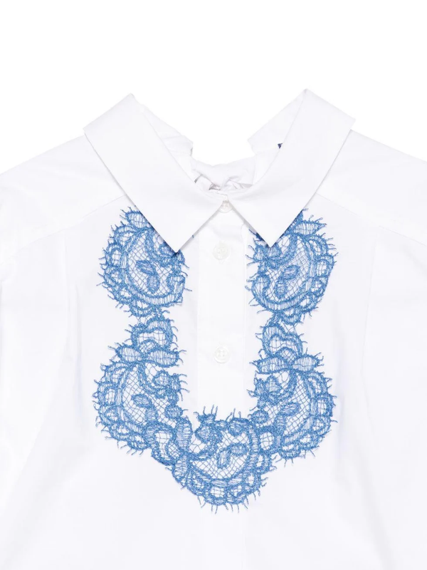 Abito con ricami Z1G901 7116 /9956 ERMANNO SCERVINO KIDS 