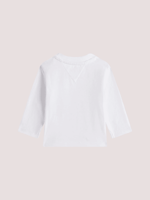 T-shirt a maniche lunghe con distintivi KN0KN02059 /YBR TOMMY HILFIGER 