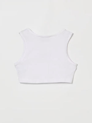 Top cropped con logo stampato S6MSJGTO011 /001 MSGM KIDS 