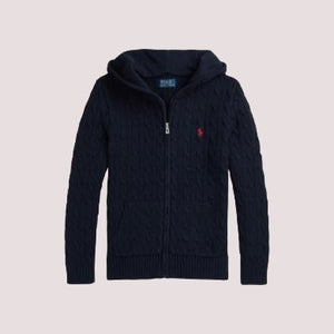 Maglione in cotone con cappuccio e zip intera 323951123 /1 POLO RALPH LAUREN 