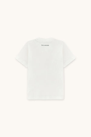 T-shirt con logo ricamato WUM004 LAA54 /10101 PAUL & SHARK 