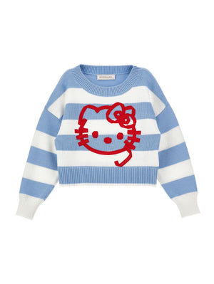 Maglia Hello Kitty Righe 19G606 7029 /5899 MONNALISA 