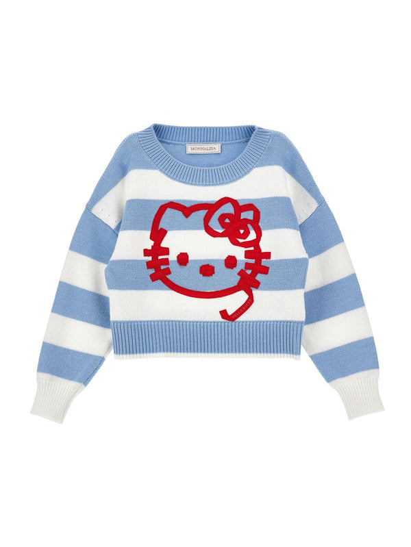Maglia Hello Kitty Righe 19G606 7029 /5899 MONNALISA 