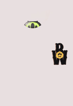 T-shirt con logo ricamato e stampa sul retro F5BKJUTH083 /13 BARROW KIDS 