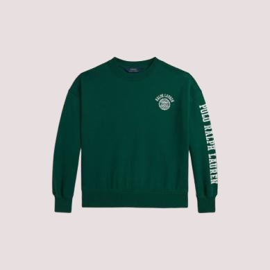 Felpa in pile con logo e stemma 313979067 /2 RALPH LAUREN 