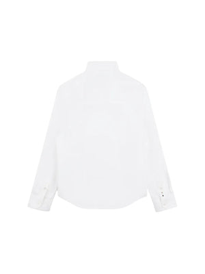 Camicia bianca da bambino in puro cotone