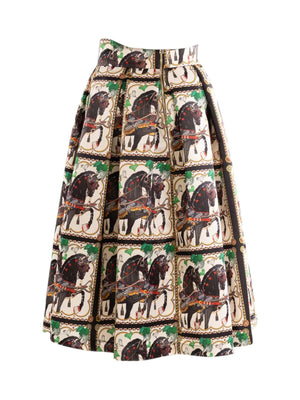 Gonna donna stampata Sicily Horse 14047 /SICILY HORSE 5 PROGRESS 