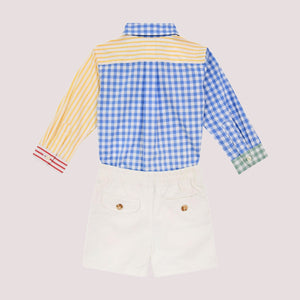 Camicia popeline fun e pantaloncini flex abrasion 320B14059 /001 POLO RALPH LAUREN 