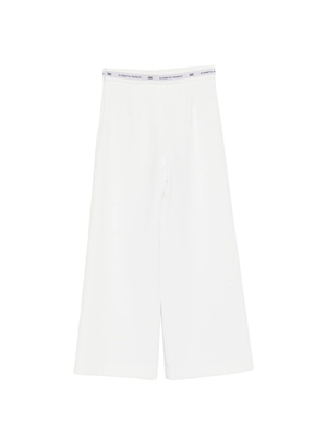 Pantalone  in crepe con nastro logato in vita EFPA314 GA022 /0195 ELISABETTA FRANCHI La Mia Bambina 