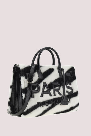 Alaska tote 1509 /UNICA/FUR ZEBRA RUE MADAM PARIS 