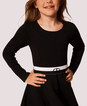 Abito corto in tessuto scuba con cintura 252GJ205B /6 TWINSET 