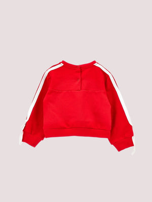 Felpa, bambina, garzata.<BR/> 19F630NP 6004 /0043 MONNALISA 