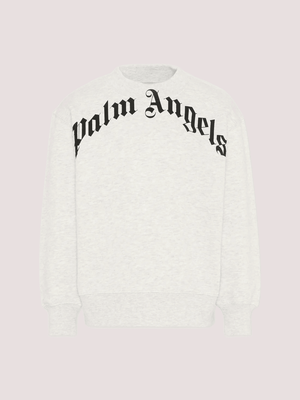 Felpa con maxi logo PBBA012S26FLE001 /101 PALM ANGELS 