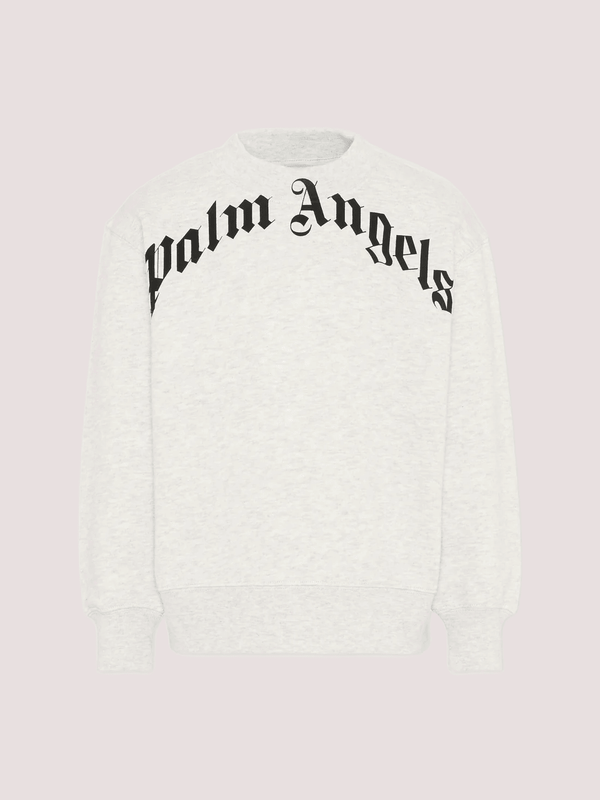 Felpa con maxi logo PBBA012S26FLE001 /101 PALM ANGELS 