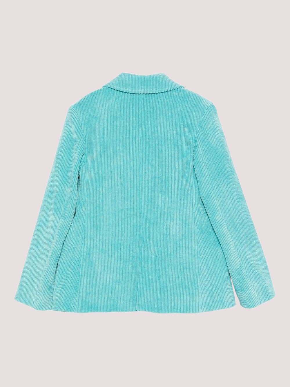 Blazer  azzurro con trama a coste F5MSJGJK102 /MS037 MSGM KIDS 
