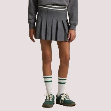 Gonna in jersey di cotone plissettata 313979023 /2 RALPH LAUREN 