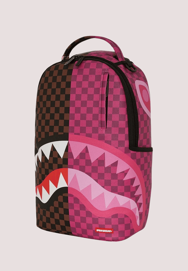 Split Sip Pink Check Dlxsv 910B6286NSZ /N/D SPRAYGROUND 