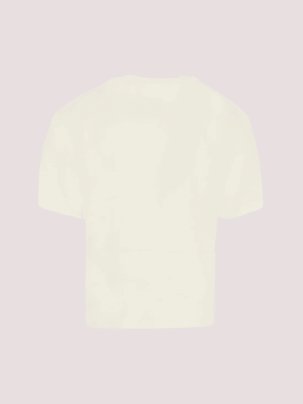 T-shirt avorio per bambini con Curb Basket N30285 /117 LANVIN 