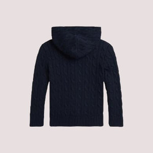 Maglione in cotone con cappuccio e zip intera 322951123 /1 POLO RALPH LAUREN 