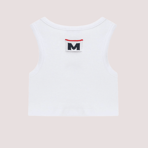 Top cropped con logo ricamato S6MSJGTA030 /001 MSGM KIDS 
