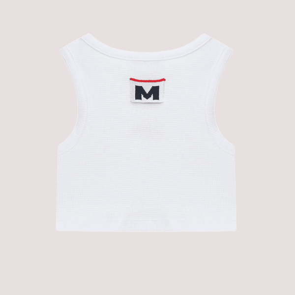 Top cropped con logo ricamato S6MSJGTA030 /001 MSGM KIDS 