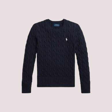 Maglione in cotone a trecce 313901316 /9 RALPH LAUREN 