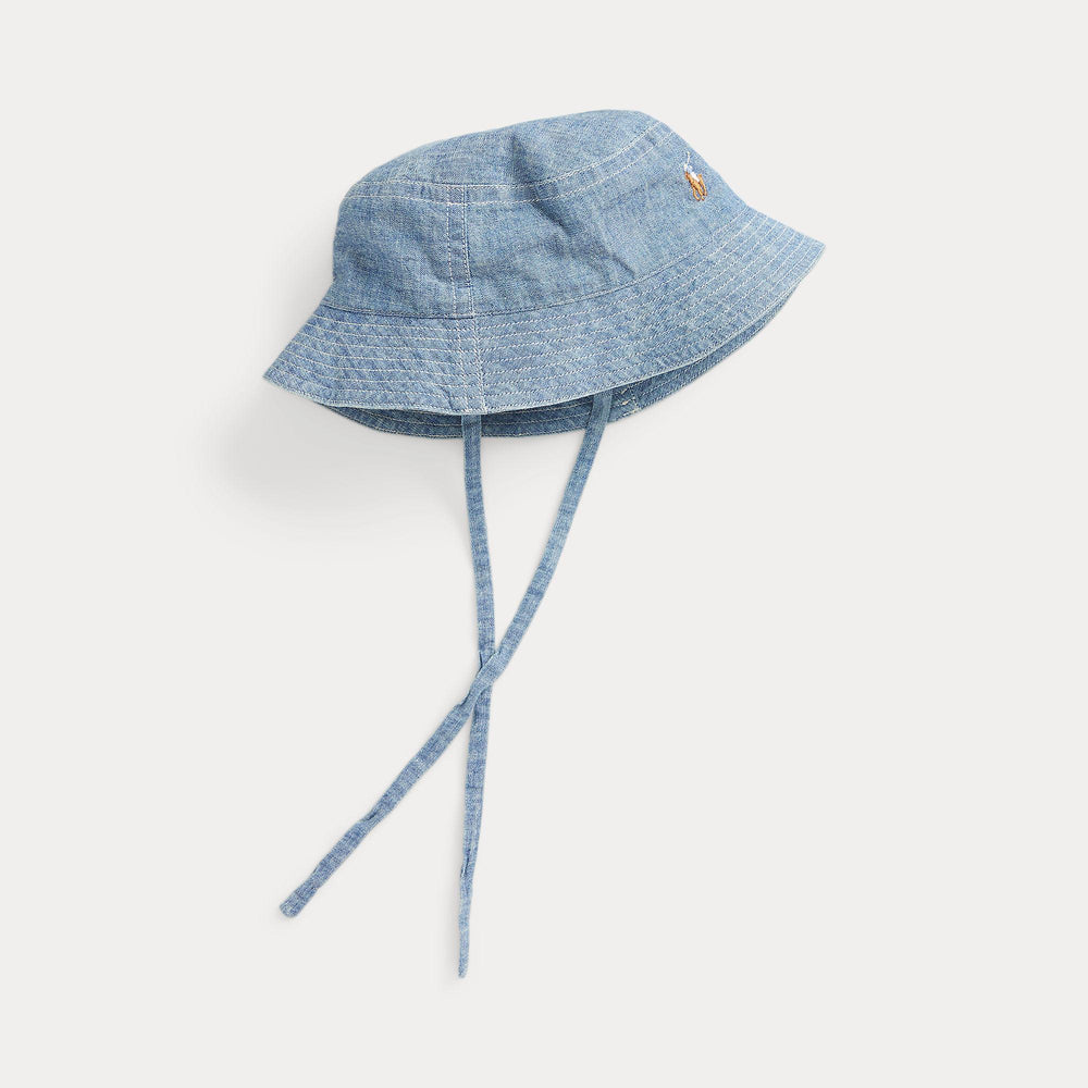 Cappello in cotone chambray indaco 320966193 /001 POLO RALPH LAUREN 