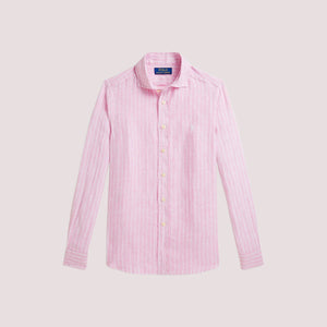Camicia in lino a righe 323A13343 /001 POLO RALPH LAUREN 