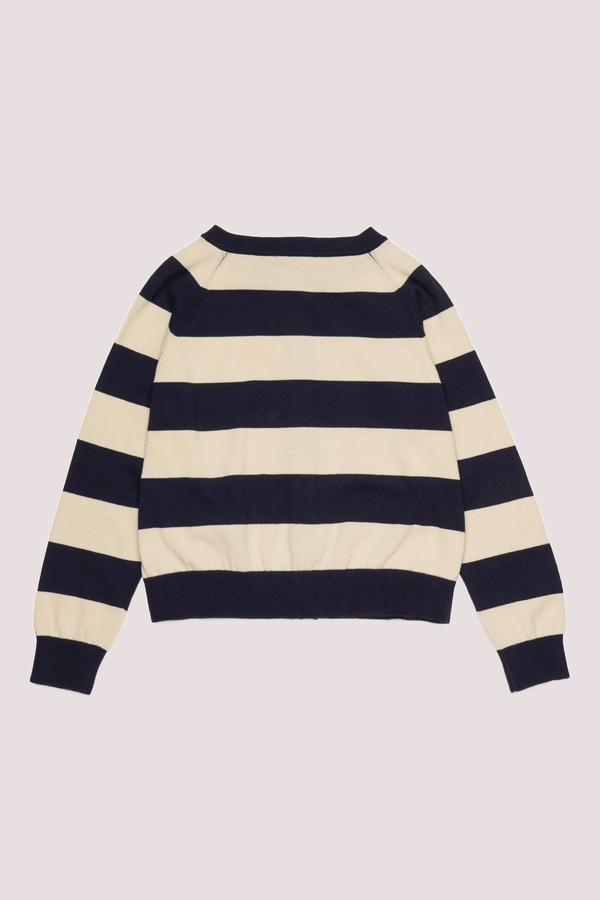 Cardigan a righe con logo MX0296 MX00Z /MX854 MAX&CO KID 