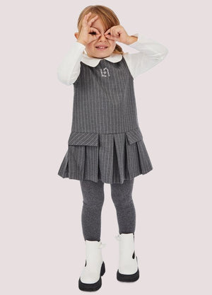 T-shirt con colletto e strass KF5075 J0088 /10602 LIU JO 