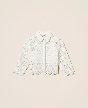 Camicia boxy in pizzo macramè 261GJ2Q25 /526 TWINSET 