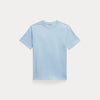 T-shirt in jersey di cotone con scollo a girocollo