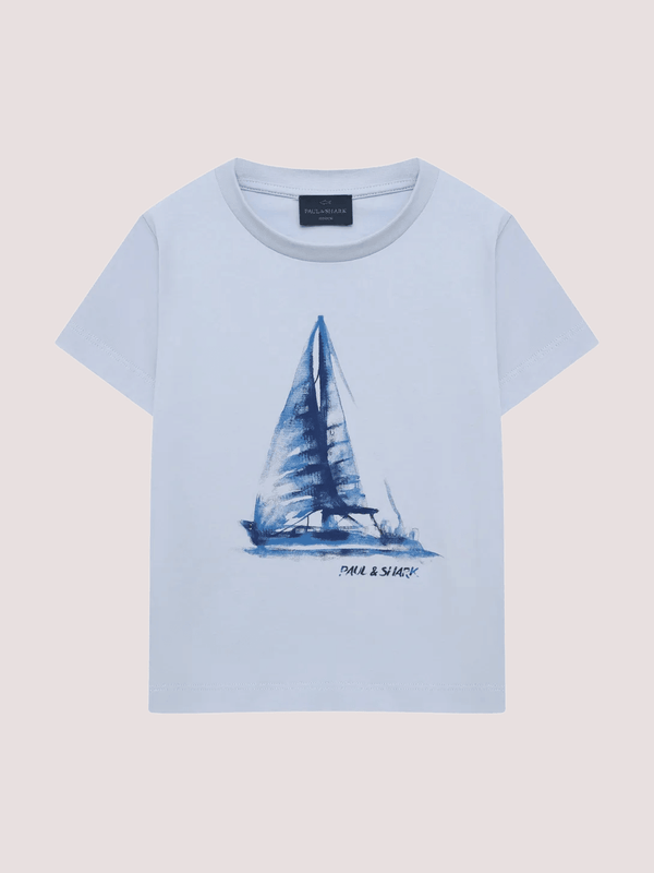 T-shirt con stampa WOM00H LAA54 /40452 PAUL & SHARK 