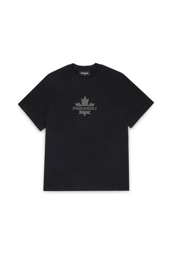 T-shirt con Maple Leaf DQ2743 D0AC7 /DQ900 DSQUARED2 JUNIOR 