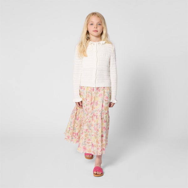 Cardigan con logo ricamato C21234 /117 CHLOE 