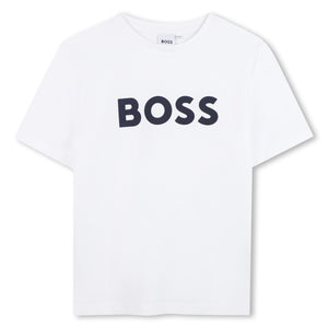 T-shirt con logo stampato J25P24 /10P BOSS 