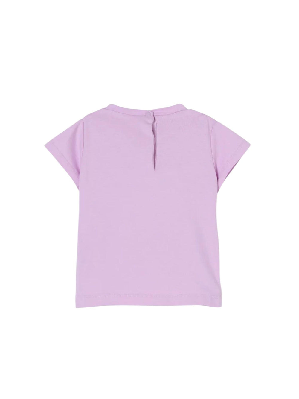 T-shirt bambina glicine chiaro con stampa scarpette da ballo