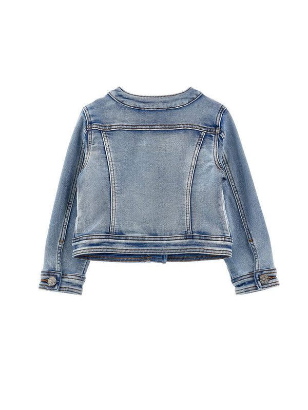 Giacca denim Floreale 19G102 7015 / MONNALISA 