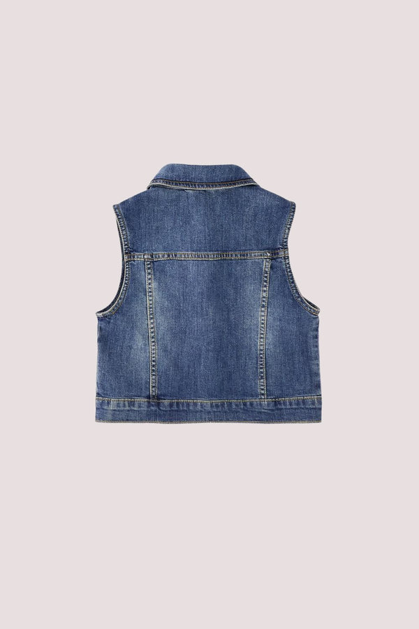 Gilet Santa Cruz in denim RG152 00 /7750 ROY ROGERS 