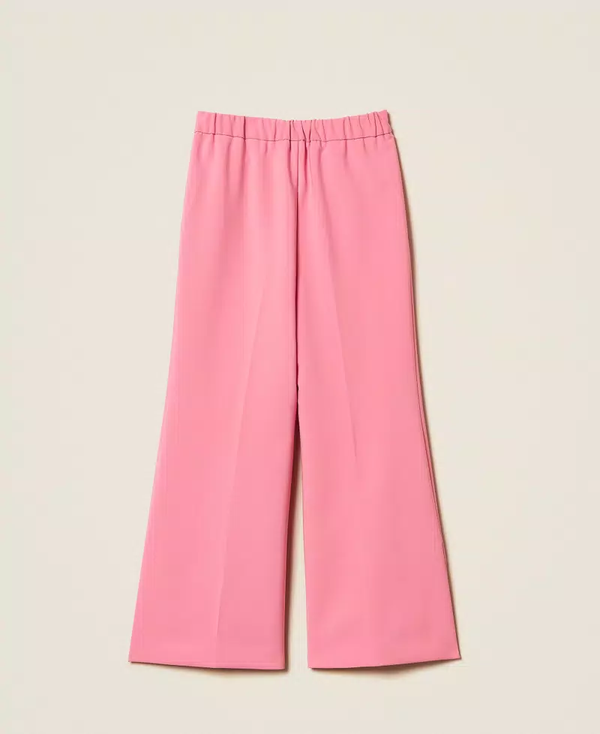 Pantaloni flare in crêpe con spacchi 261GJ2Q51 /7207 TWINSET 