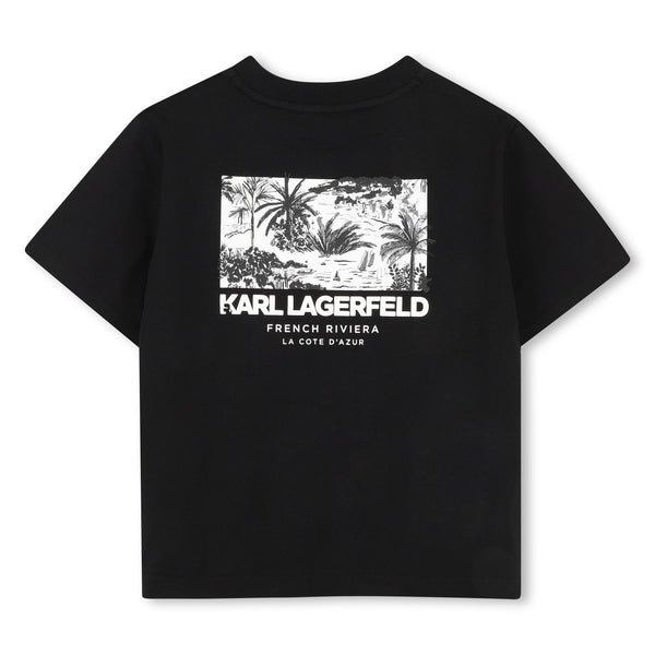 T-shirt con stampa Z31101 /09B KARL LAGERFELD 