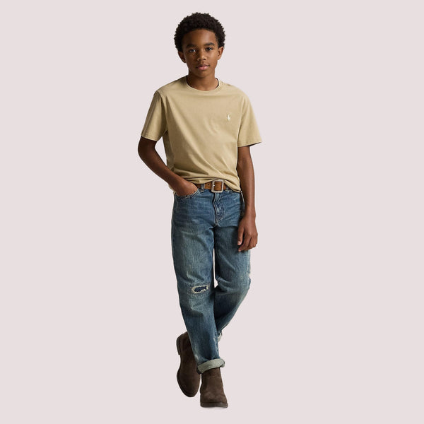 T-shirt in jersey di cotone con scollo a girocollo 323832904 /191 POLO RALPH LAUREN 