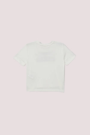 T-shirt con logo cc a contrasto EFTS262 JE006 /0185 ELISABETTA FRANCHI La Mia Bambina 