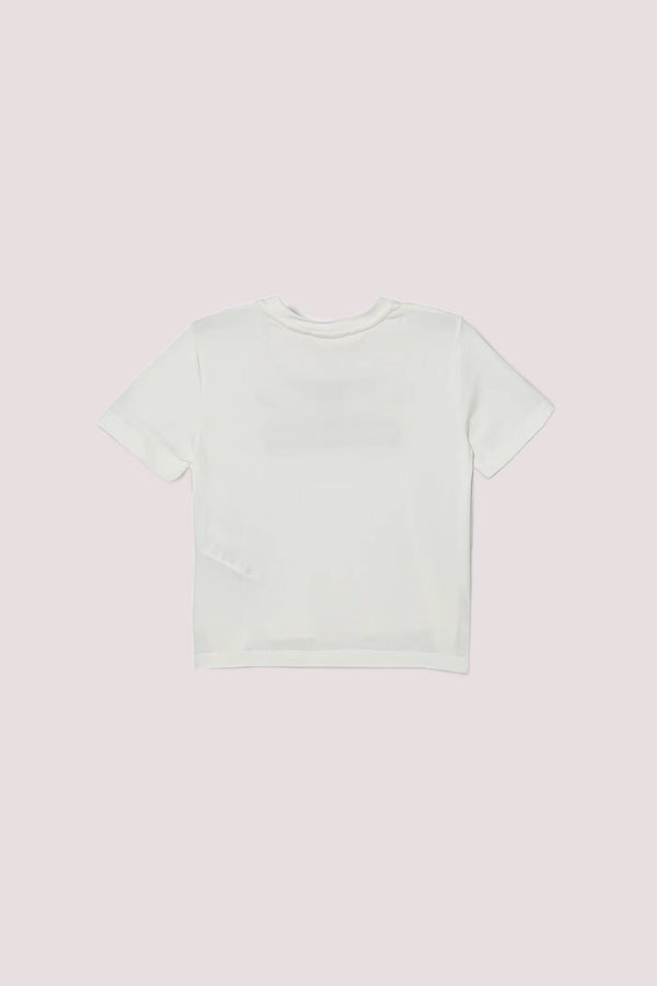 T-shirt con logo cc a contrasto EFTS262 JE006 /0185 ELISABETTA FRANCHI La Mia Bambina 