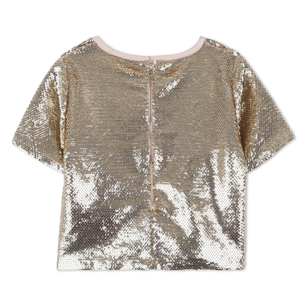 Top con pailettes dorate R30477 /Z99 MICHAEL KORS 