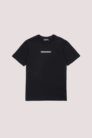 T-shirt con logo effetto gommato DQ2823 D004G /DQ900 DSQUARED2 JUNIOR 